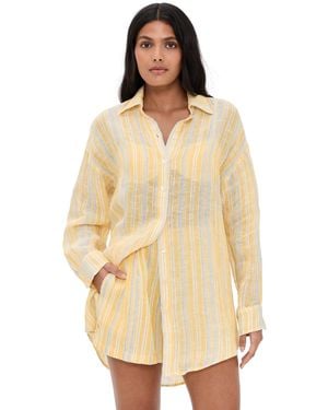 Vitamin A Playa Boyfriend Shirt - Natural