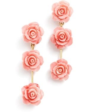 Jennifer Behr Amata Earrings - Red