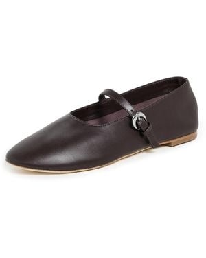 STAUD Alba Mary Jane Ballet Flats - Black