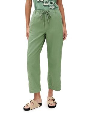 Mother The Drawn Half-Pipe Ankle Pants - Green