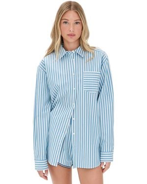 Solid & Striped The Avril Button Down - Blue