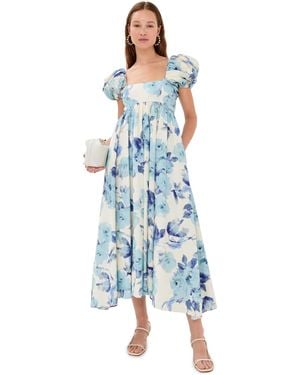 Azeeza Rory Midi Dress - Blue