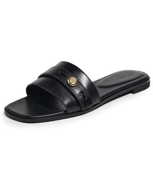 Tory Burch Romy Slides - Black
