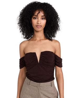 Cami NYC Louis Thong Bodysuit - Black