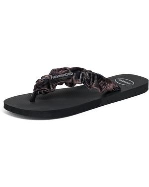 Havaianas Top Fall Flip Flops - Black