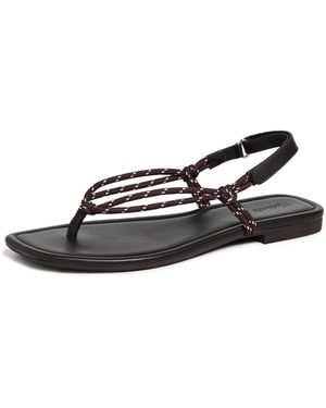 Madewell Aliyah Paracord Sandals - Black
