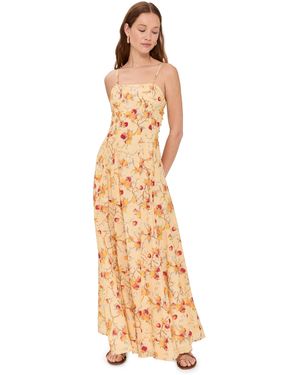 Posse Paloma Square Neck Dress - Natural