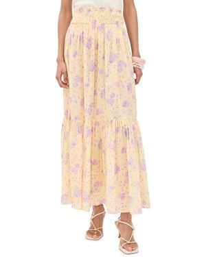 LoveShackFancy Umber Skirt - Natural