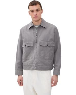 Universal Works Slub Linen Jacket - Gray