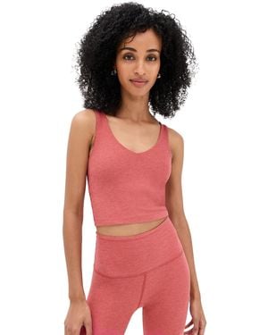 Beyond Yoga Spacedye Good Day Cropped Tank - Red