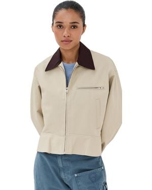 JW Anderson Curved Hem Workwear Barn Jacket - Multicolor