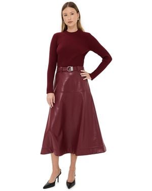 Jonathan Simkhai Ulyssia Midi Dress - Red