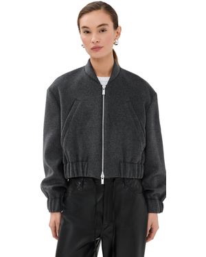 Another Tomorrow Bomber Jacket - Black