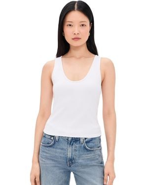 PAIGE Bali Tank Top - White