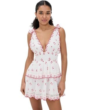 LoveShackFancy Soira Dress - White