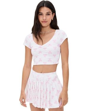 LoveShackFancy Kudura Top - Black