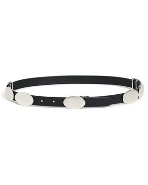 Anderson's Slim Nappa Calf Leather Belt - Black