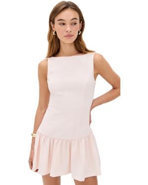 Amanda Uprichard Katina Skort Romper - Pink