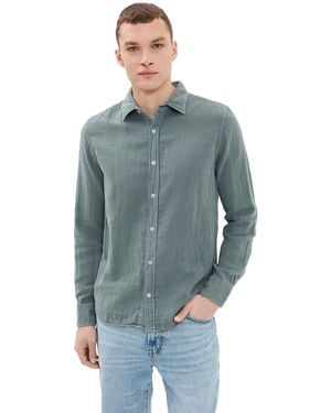 Save Khaki Triple Gauze Easy Shirt - Blue