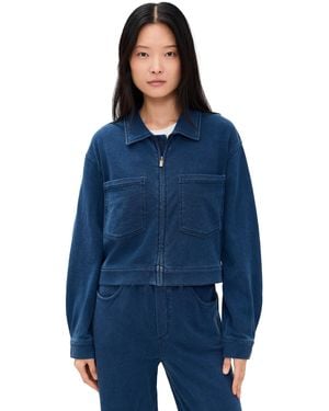 Z Supply Heritage Knit Jacket - Blue