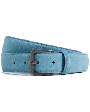 BOSS Syhr Suede Belt - Blue