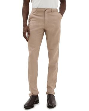 Taylor Stitch Carmel Cotton Linen Pants - Natural