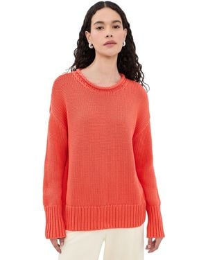 La Ligne Solid Marina Sweater - Red