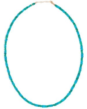 JIA JIA 14K Mini Stripe Opal Necklace - Blue