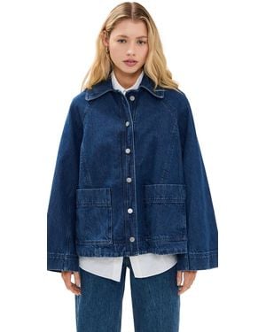 Apiece Apart Franke Swing Jacket - Blue