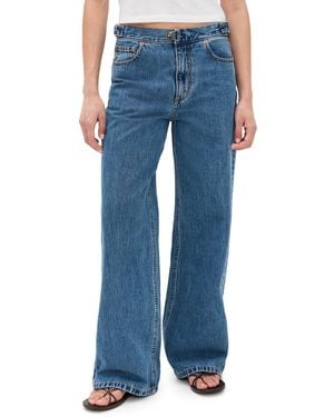 Still Here Buckle Jeans - Blue