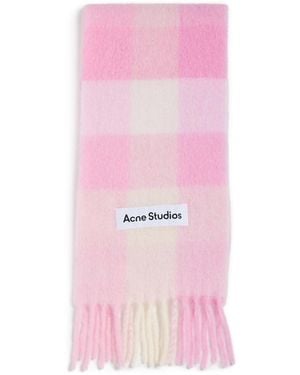 Acne Studios Vally Solid Scarf - Pink