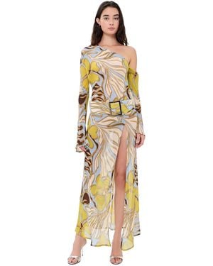 Seven Wonders Daria One Shoulder Maxi Dress - Natural