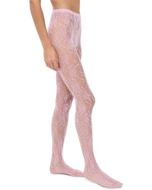 Stems Aria Mesh Tights - Pink