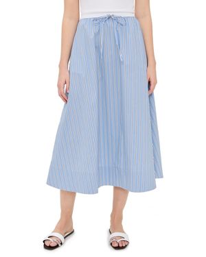 ALIGNE Miko Stripe Skirt - Blue
