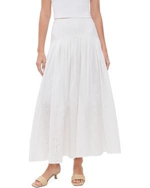 STAUD Procida Skirt - White
