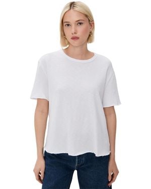 James Perse Vintage French Terry Sweat Top - White