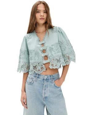 Sea Iyla Soutache Top - Blue