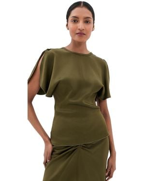 Victoria Beckham Bela Top - Green
