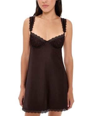 KAT THE LABEL Celeste Slip - Black