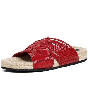 Stella McCartney Gaia Alter Mat Sandals - Red