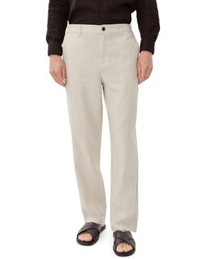 Les Deux Linen Comfort Suit Pants 32 - White