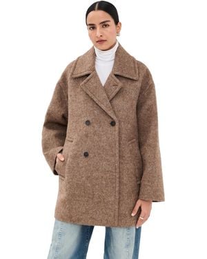 frenken Water Peacoat - Brown