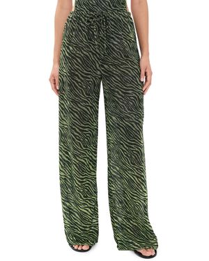 Oséree Animalier Long Pants - Green