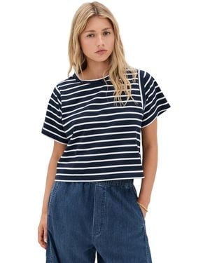 La Ligne Short Sleeve Lauren Tee - Blue