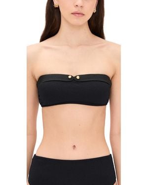 ViX Lian Bandeau Bikini Top - Black