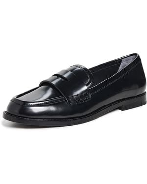 Loeffler Randall Rachel Leather Loafers - Black