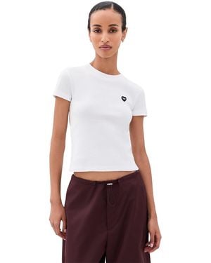 Carhartt Small Heart Patch T-Shirt - Red