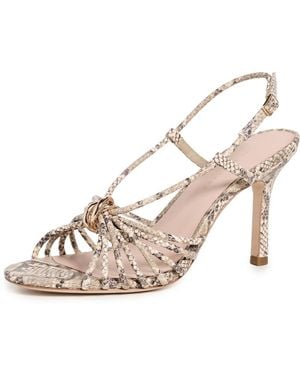 Loeffler Randall Mareka Strappy Heels With Hardware - Multicolor