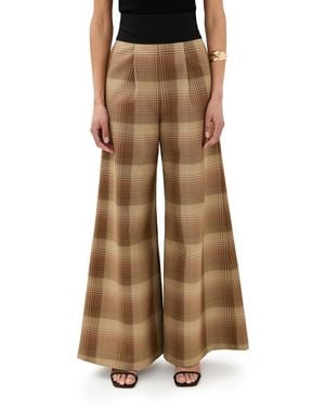 Rosie Assoulin Tie Palazzo Pants - Brown
