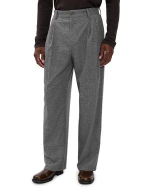 Jonathan Simkhai Falcon Pleated Pull On Wide Leg Pants - Black